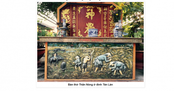 Tín ngưỡng thờ Thần Nông và Tục thờ vía lúa